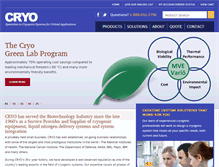 Tablet Screenshot of 4cryo.com
